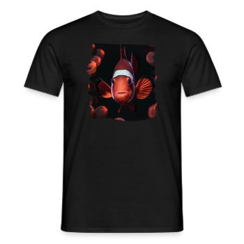 Clownfish Clownfische Clownfisch - Männer T-Shirt - Schwarz - Vorne - AI Model Male 178 light (178cm)