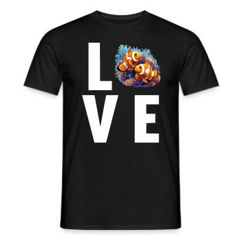 Clownfish Clownfische Clownfisch - Männer T-Shirt - Schwarz - Vorne - AI Model Male 178 light (178cm)