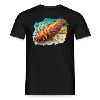 Sea Cucumber Seegurken Seegurke - Männer T-Shirt - Schwarz - Vorne - AI Model Male 178 light (178cm)