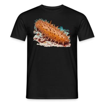 Sea Cucumber Seegurken Seegurke - Männer T-Shirt - Schwarz - Vorne - AI Model Male 178 light (178cm)