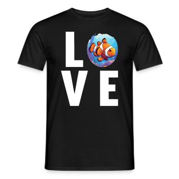 Clownfish Clownfische Clownfisch - Männer T-Shirt - Schwarz - Vorne - AI Model Male 178 light (178cm)