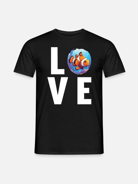 Clownfish Clownfische Clownfisch - Männer T-Shirt - Schwarz
