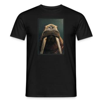 Walrus Walrosse Walross - Männer T-Shirt - Schwarz - Vorne - AI Model Male 178 light (178cm)