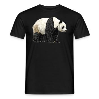 Panda géant Pandas Große Pandas Großer Panda - T-shirt homme - noir - Devant - AI Model Male 178 light (178cm)