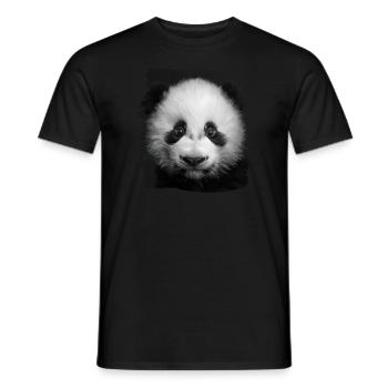 Giant Panda Große Pandas Großer Panda - Männer T-Shirt - Schwarz - Vorne - AI Model Male 178 light (178cm)