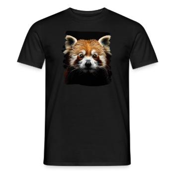 Red Panda Little Pandas Little Red Panda - Men's T-Shirt - black - Front - AI Model Male 178 light (178cm)