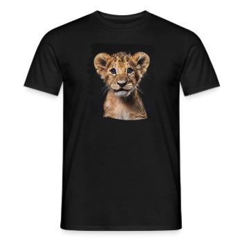 Lion Löwen Löwe - T-shirt homme - noir - Devant - AI Model Male 178 light (178cm)