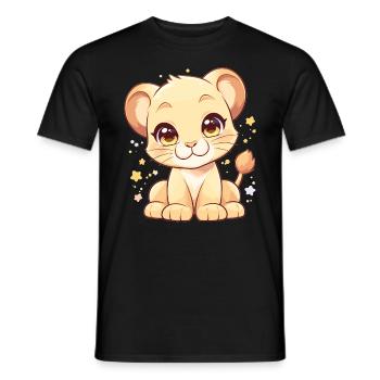 Lionne Lionnes Lionne - T-shirt homme - noir - Devant - AI Model Male 178 light (178cm)