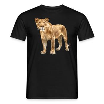 Lionne Lionnes Lionne - T-shirt homme - noir - Devant - AI Model Male 178 light (178cm)