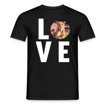 Lionne Lionnes Lionne - T-shirt homme - noir - Devant - AI Model Male 178 light (178cm)