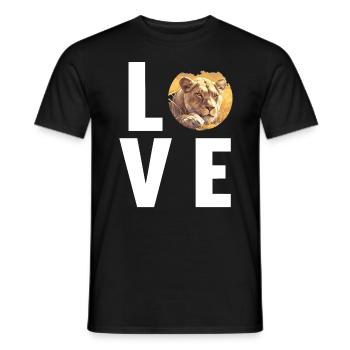 Lionne Lionnes Lionne - T-shirt homme - noir - Devant - AI Model Male 178 light (178cm)
