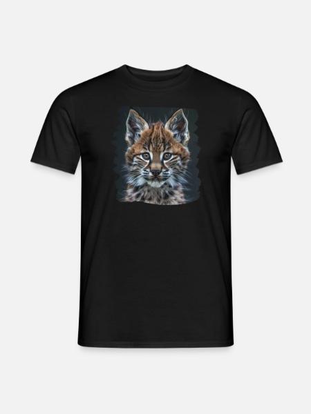 Lynx Luchse Luchs - Men's T-Shirt - black