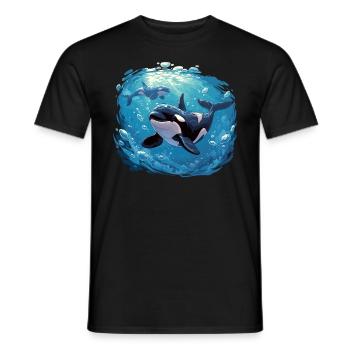 Orques Orques - T-shirt homme - noir - Devant - AI Model Male 178 light (178cm)