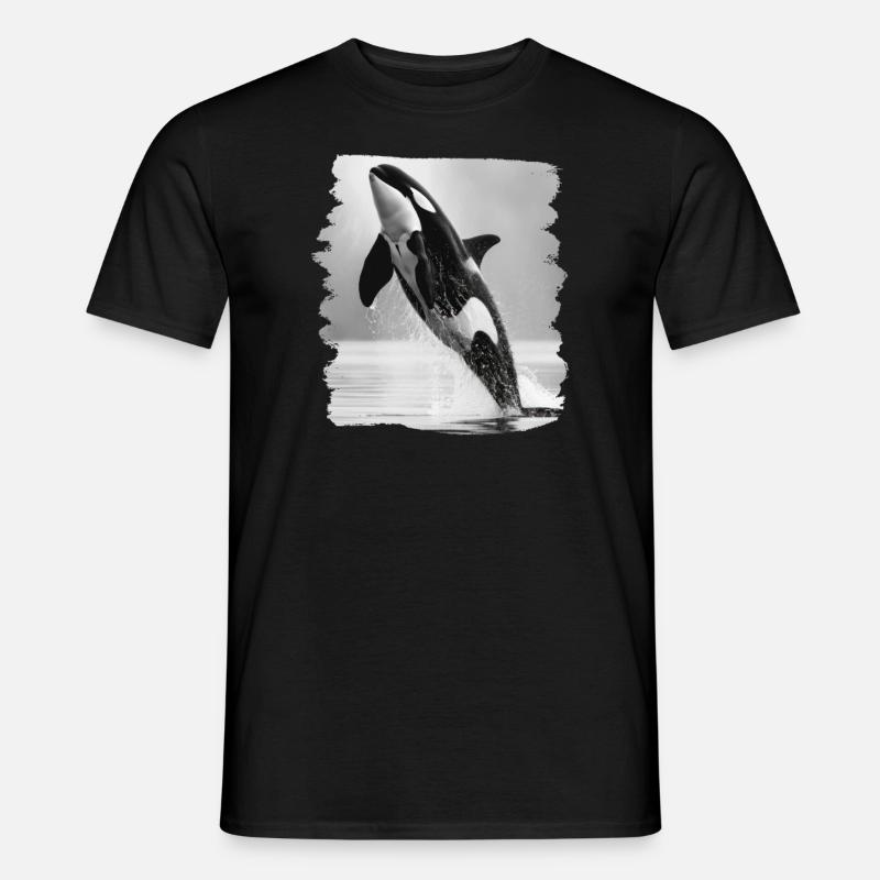 Orcas Orca - Männer T-Shirt - Schwarz
