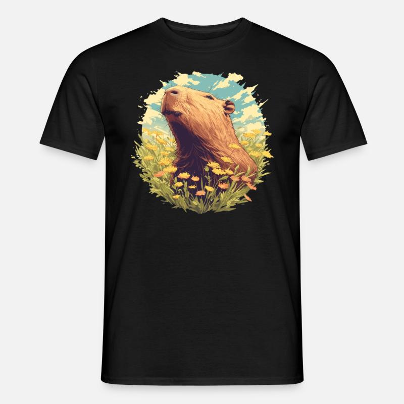 Capybaras Capybara - T-shirt homme - noir