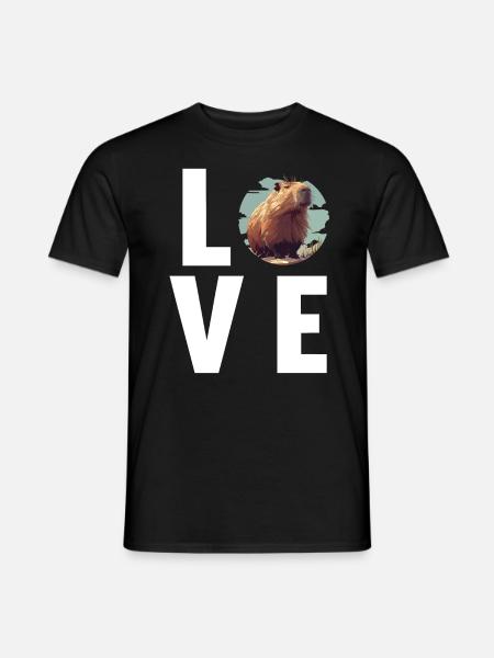 Capybaras Capybara - Men's T-Shirt - black