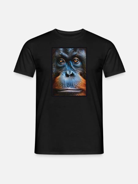 Orangutan Orang-Utans Orang-Utan - Männer T-Shirt - Schwarz