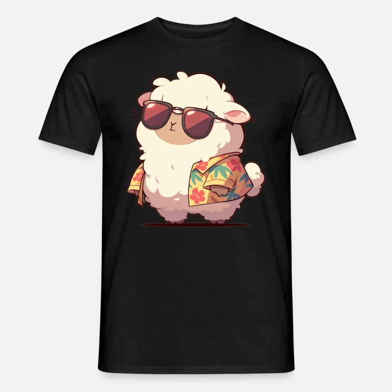 Alpaca Alpacas Alpaca - Men’s T-shirt - black