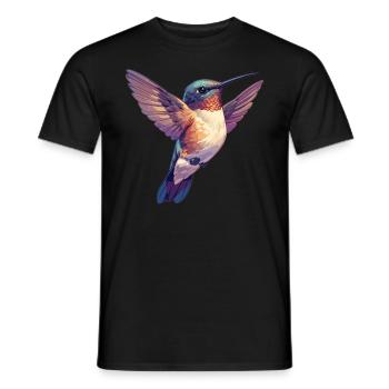 Hummingbird Kolibris Kolibri - Männer T-Shirt - Schwarz - Vorne - AI Model Male 178 light (178cm)