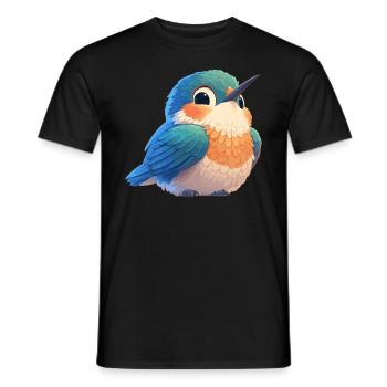 Hummingbird Kolibris Kolibri - Männer T-Shirt - Schwarz - Vorne - AI Model Male 178 light (178cm)