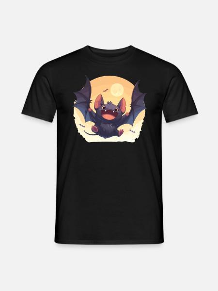 Bat Fledermäuse Fledermaus - Männer T-Shirt - Schwarz