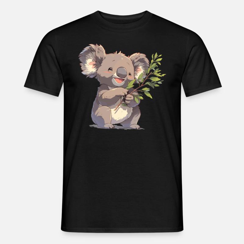 Koalas Koala - Männer T-Shirt - Schwarz