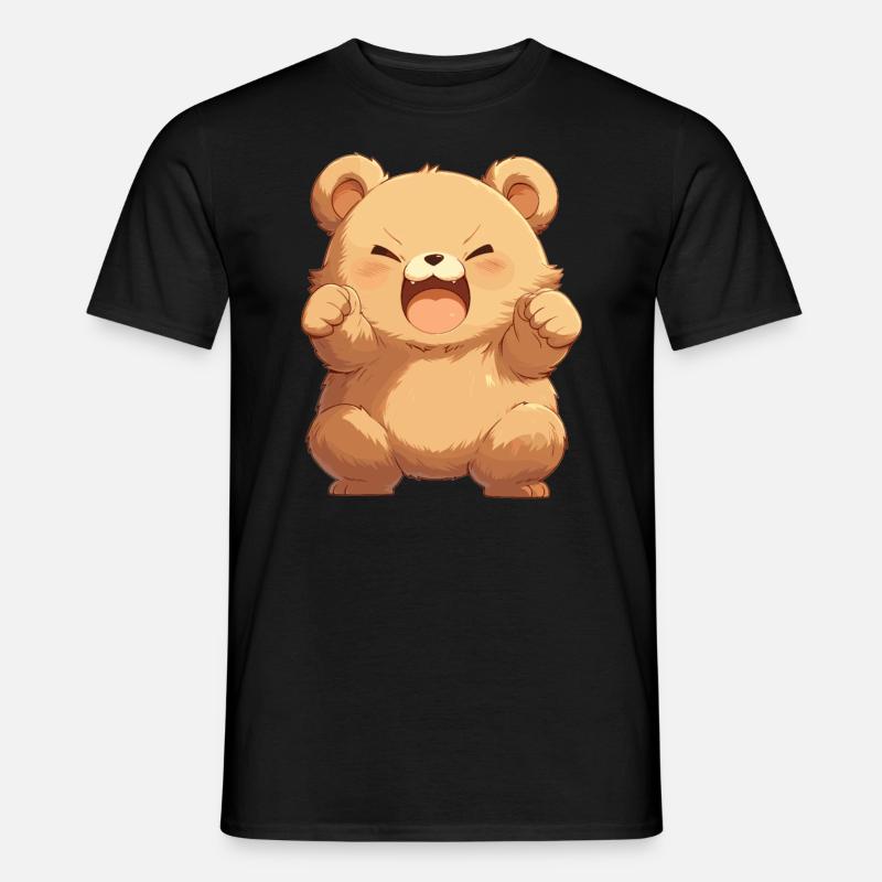 Bear Bären Bär - Männer T-Shirt - Schwarz
