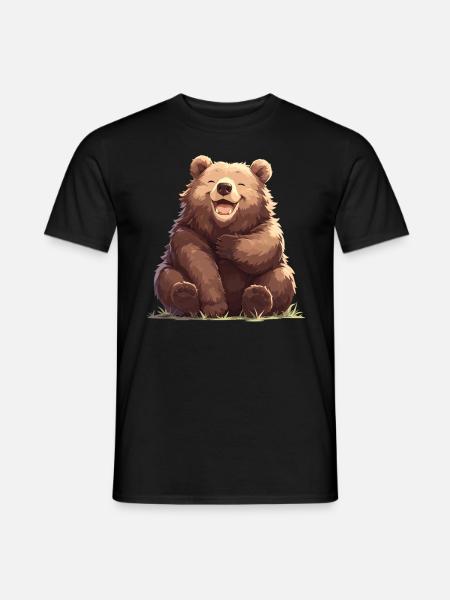 Bear Bären Bär - Männer T-Shirt - Schwarz