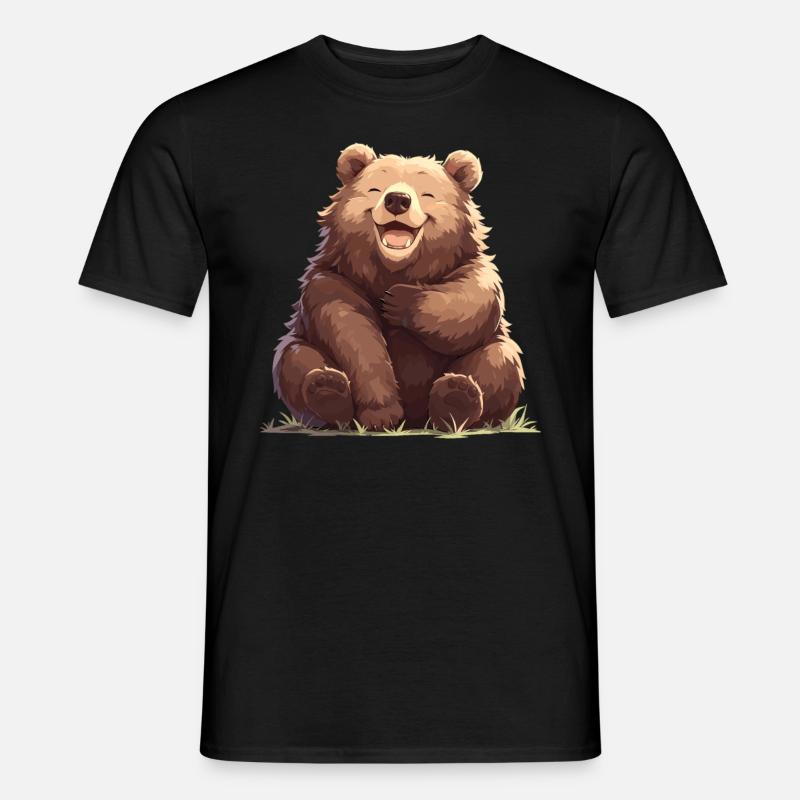 Bear Bären Bär - Männer T-Shirt - Schwarz