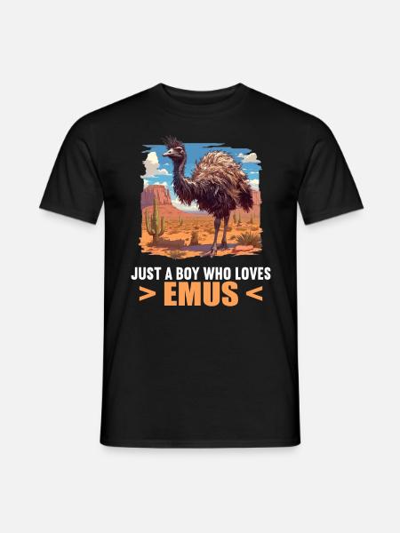 Emus Emu - Men's T-Shirt - black