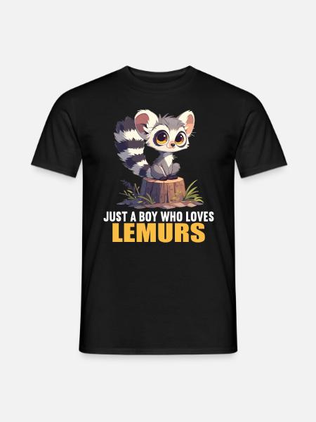 Lemuren Lemurs Lemur - Men's T-Shirt - black