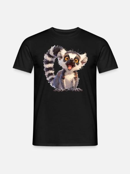 Lemuren Lemurs Lemur - Men's T-Shirt - black