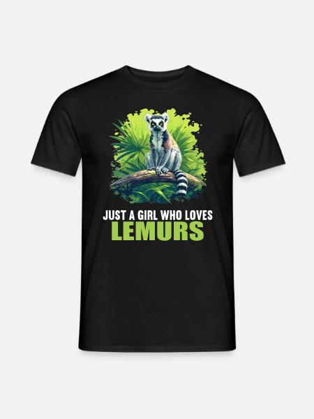 Lemuren Lemurs Lemur - Men's T-Shirt - black