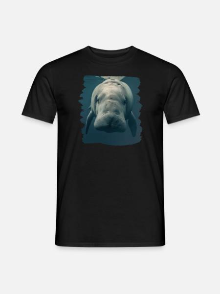 Manatee Dugongs Dugong - Men's T-Shirt - black