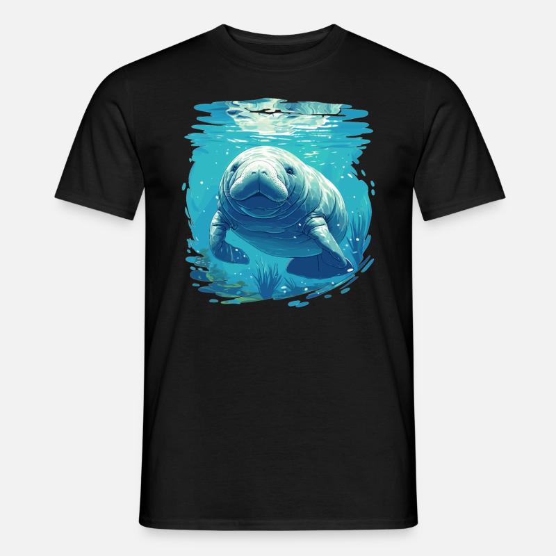 Walrus Walrosse Walross - Männer T-Shirt - Schwarz