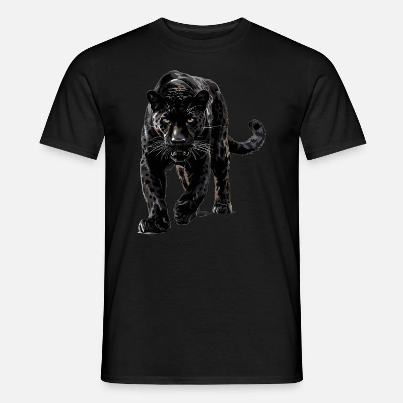 Panthers Panther - Männer T-Shirt - Schwarz