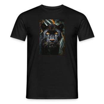 Panthers Panther - Männer T-Shirt - Schwarz - Vorne - AI Model Male 178 light (178cm)