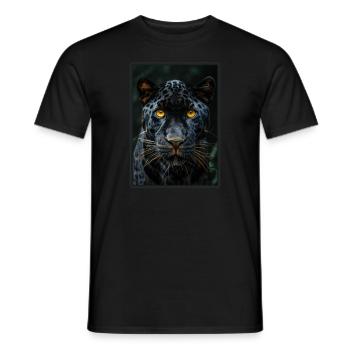 Panthères Panthère - T-shirt homme - noir - Devant - AI Model Male 178 light (178cm)