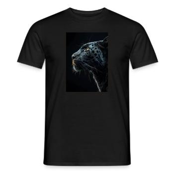 Panthers Panther - Männer T-Shirt - Schwarz - Vorne - AI Model Male 178 light (178cm)
