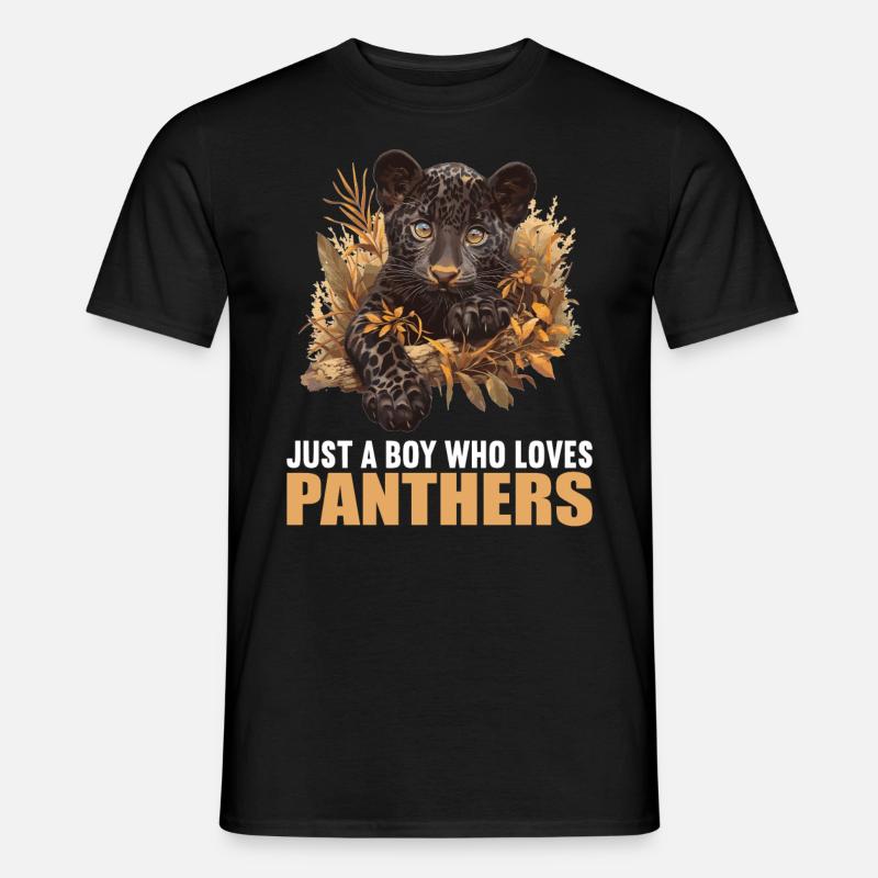 Panthers Panther - Männer T-Shirt - Schwarz