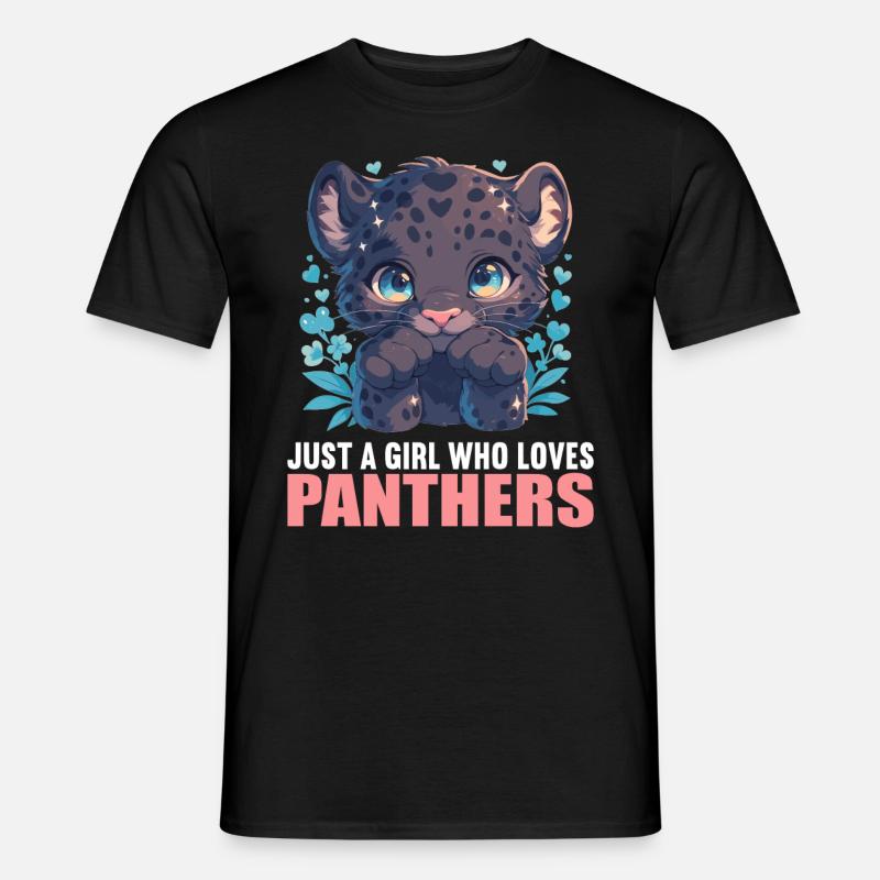 Panthers Panther - Männer T-Shirt - Schwarz