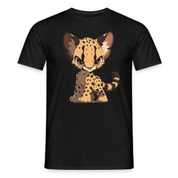 Ocelots Ocelot - Men's T-Shirt - black - Front - AI Model Male 178 light (178cm)