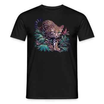 Ocelots Ocelot - Men's T-Shirt - black - Front - AI Model Male 178 light (178cm)