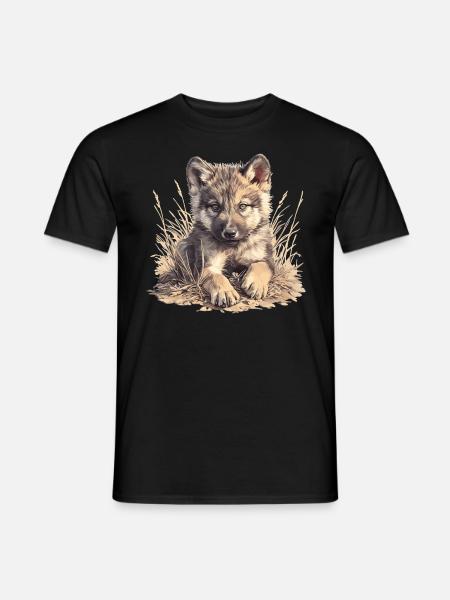Loups Loup - T-shirt homme - noir