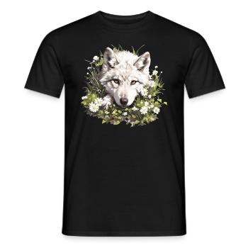 Loups Loup - T-shirt homme - noir - Devant - AI Model Male 178 light (178cm)