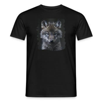 Loups Loup - T-shirt homme - noir - Devant - AI Model Male 178 light (178cm)