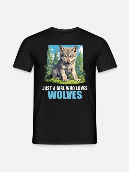 Loups Loup - T-shirt homme - noir
