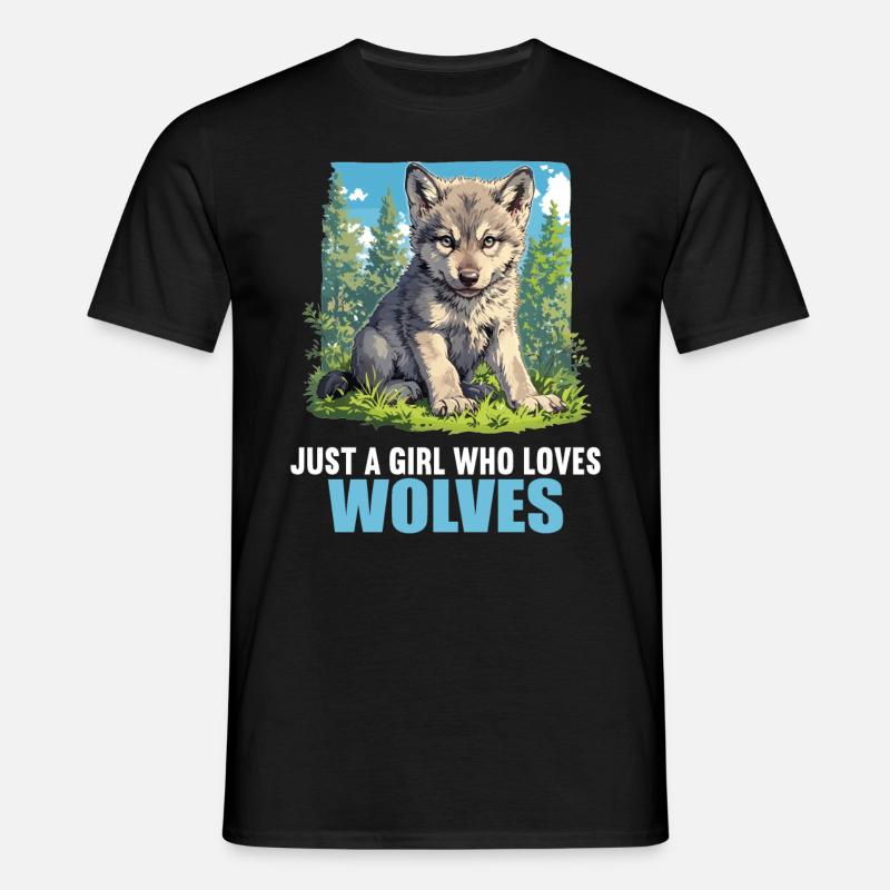 Wolves Wolf - Men's T-Shirt - black