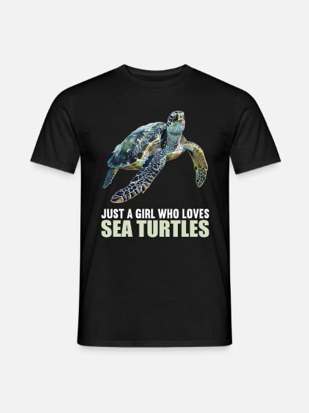 Sea Turtle Meeresschildkröten Meeresschildkröte - Mænd T-shirt - sort