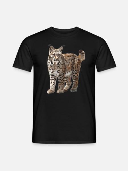 Bobcats Rotluchse Rotluchs Luchs - Männer T-Shirt - Schwarz